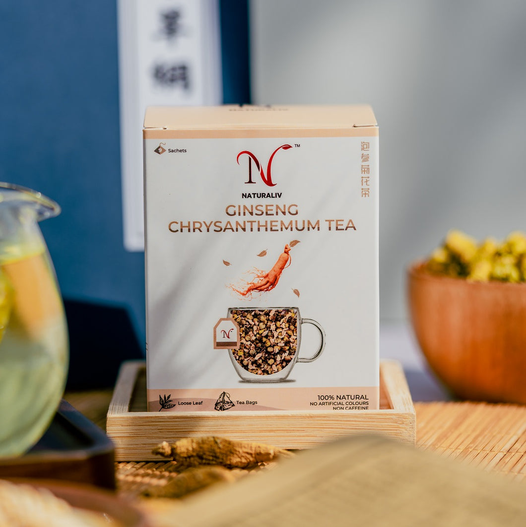 GINSENG CHRYSANTHEMUM TEA 泡参菊花茶